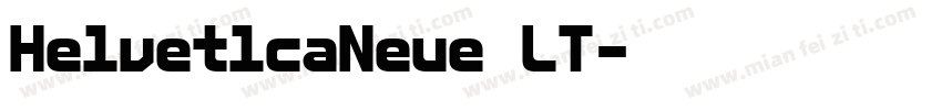 HelvetlcaNeue LT字体转换
